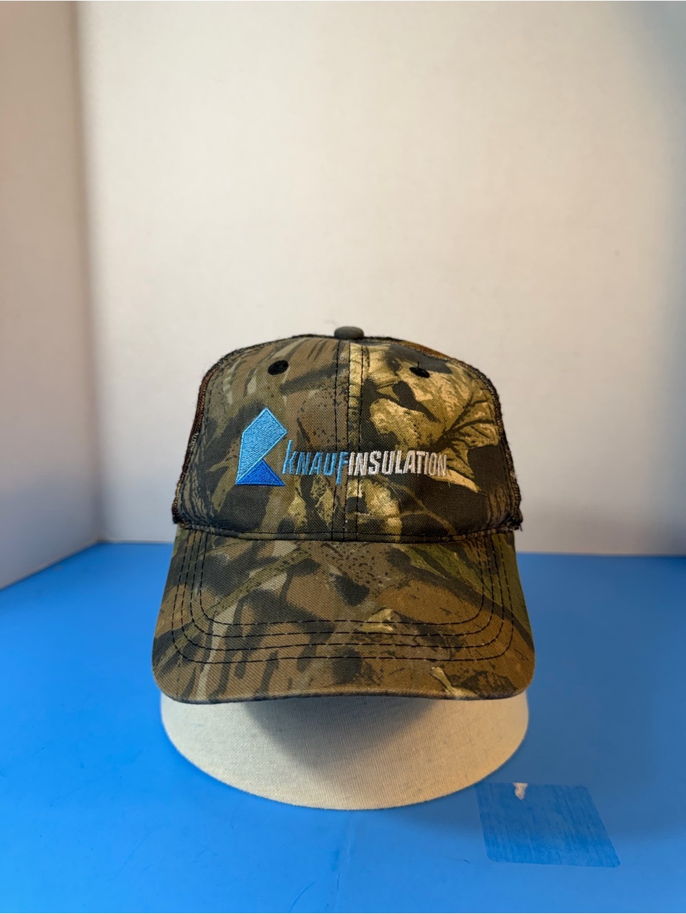 DC Camo Baseball Cap with Blue Logo
